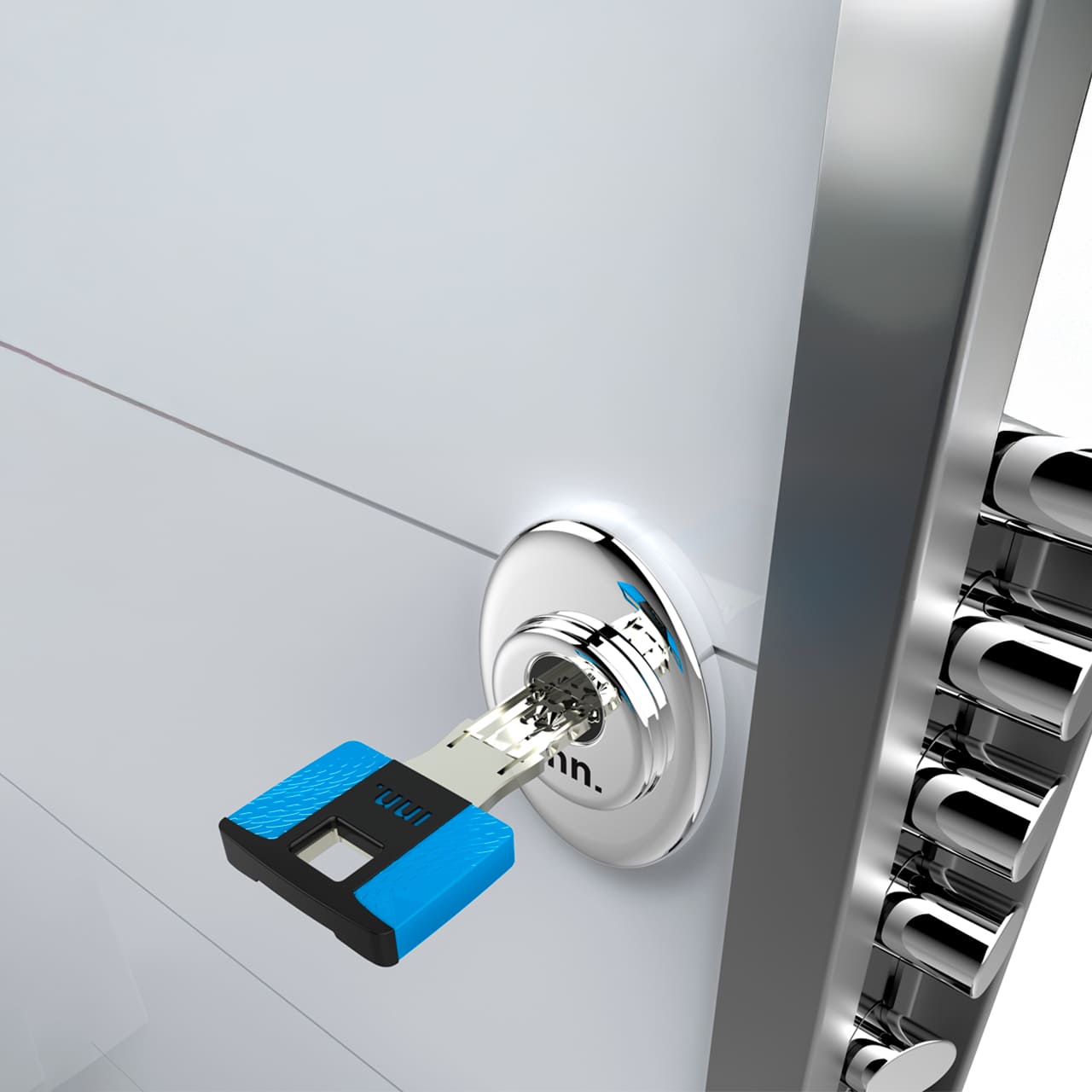 Detalle puerta de seguridad Inn.DOOR securefeel 6