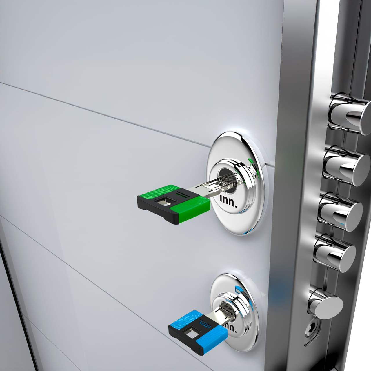 Detalle puerta de seguridad Inn.DOOR securefeel 7
